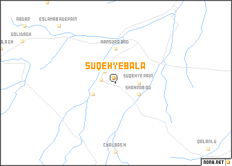 map of Sūqeh-ye Bālā