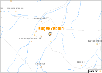 map of Sūqeh-ye Pā\