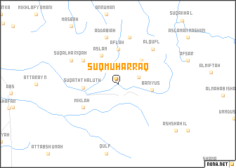 map of Sūq Muḩarraq