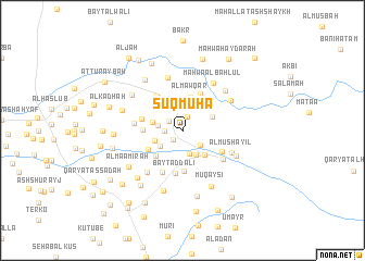 map of Sūq Muha