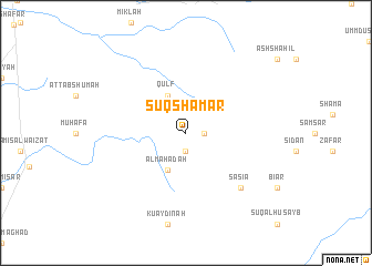 map of Sūq Shamar