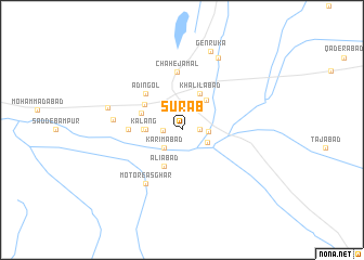 map of Sūrāb