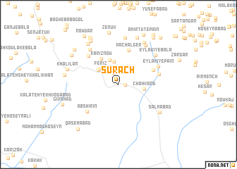 map of Sūrach