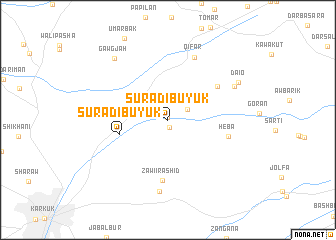 map of Sūrādī Būyūk