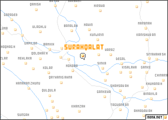 map of Sūrah Qalāt