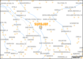 map of Sūrājar