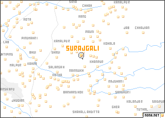 map of Sūraj Gali