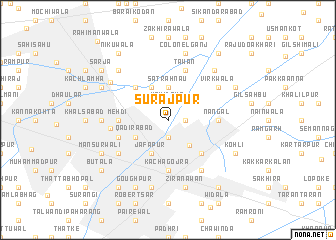 map of Surajpur