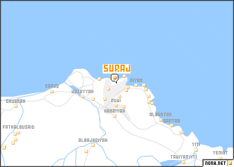 map of Sūraj