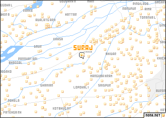 map of Surāj