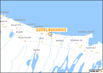 map of Sūr Āl Bū Khamīs