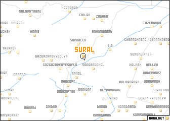 map of Sūrāl