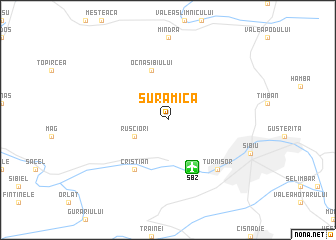 map of Şura Mică