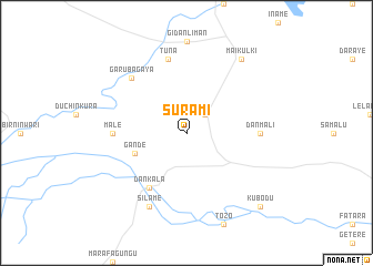 map of Surami