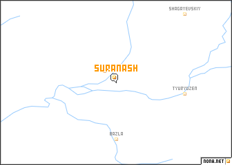 map of Suranash