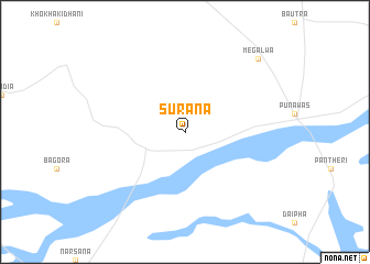 map of Surāna