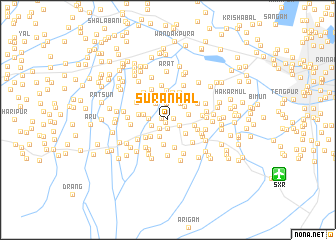 map of Suranhāl