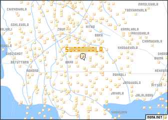 map of Surānīwāla