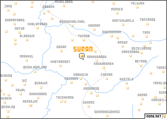 map of Sūrān