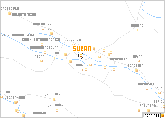 map of Sūrān