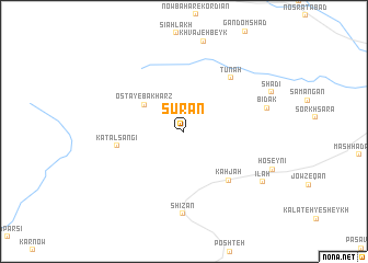 map of Sūrān