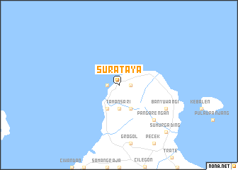 map of Surataya