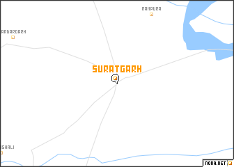 map of Sūratgarh