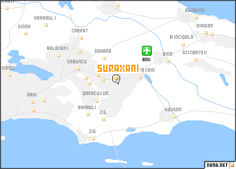 map of Suraxanı