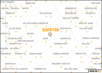 map of Suray‘ah