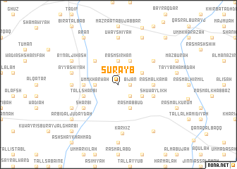 map of Surayb