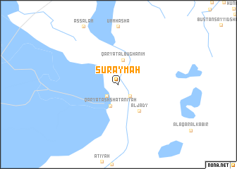 map of Şuraymah