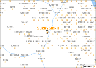 map of Şurayşirah