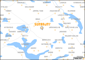 map of Surbajny