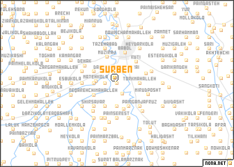 map of Sūrben