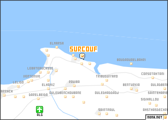 map of Surcouf