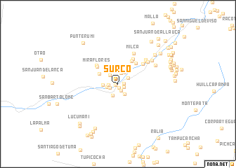 map of Surco