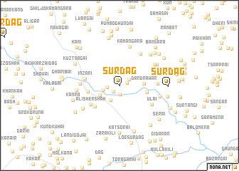 map of Sūr Dāg