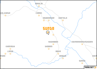 map of Surda