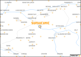 map of Surducu Mic