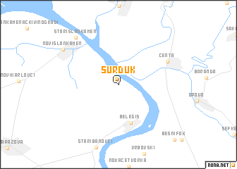 map of Surduk