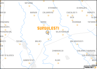 map of Surduleşti