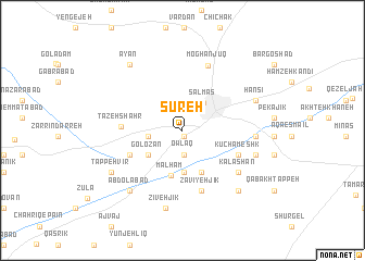 map of Sūreh