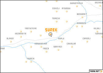 map of Sürek