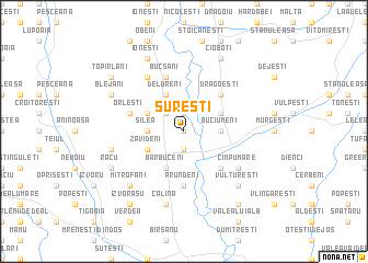 map of Sureşti