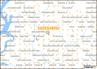 map of Sureswardi