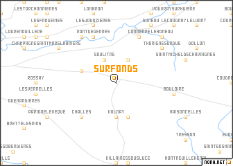 map of Surfonds