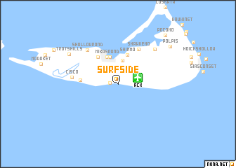 map of Surfside