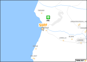 map of Surf