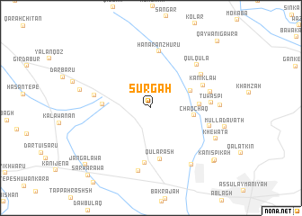 map of Sūrgah