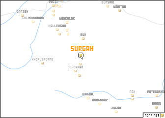 map of Sūrgāh